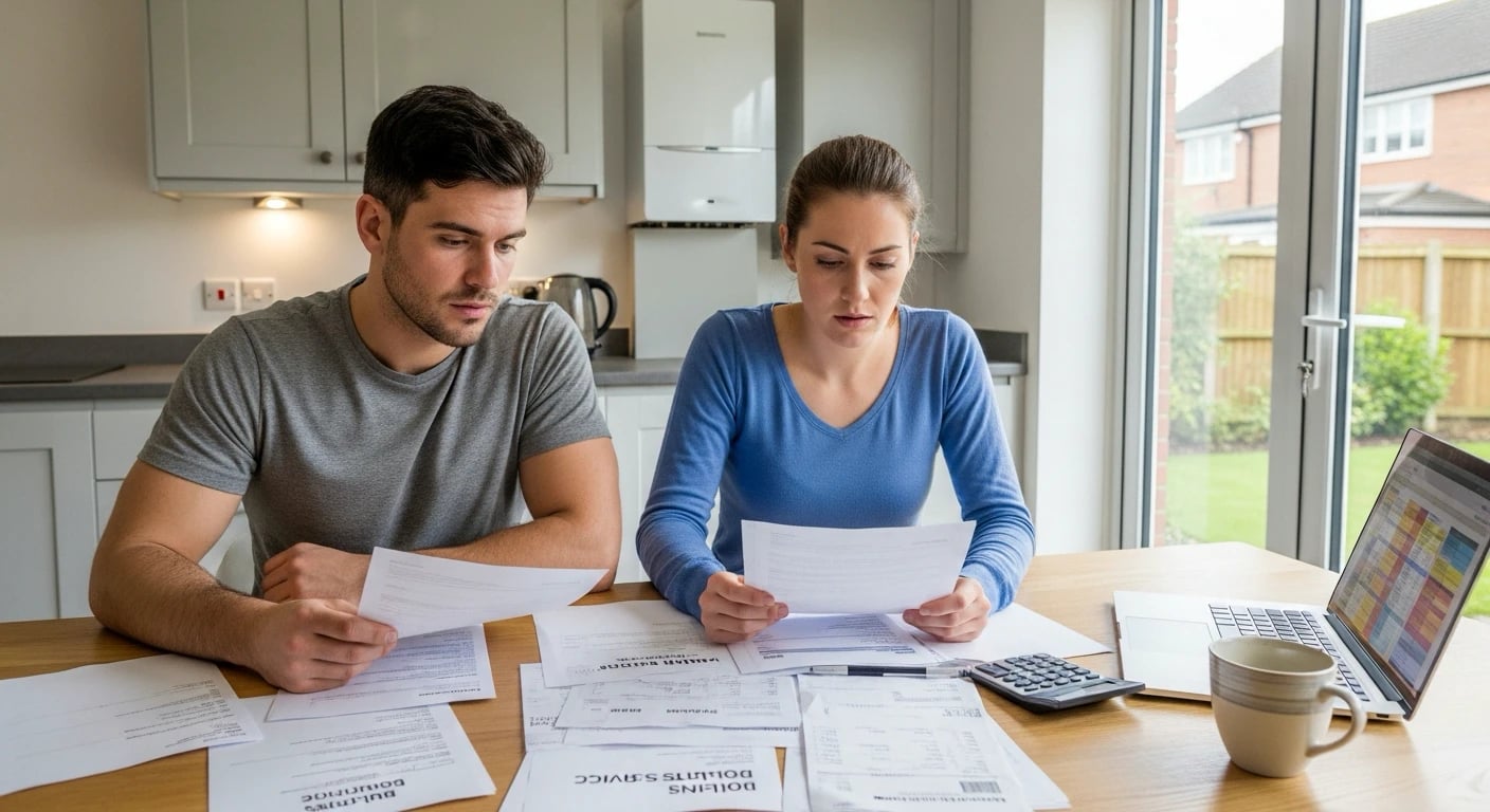 UK homeowners reviewing unexpected property expenses and maintenance costs